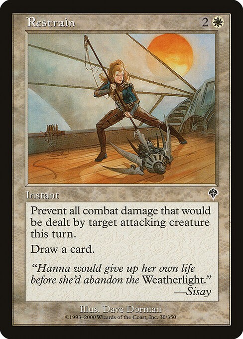 Restrain Foil Invasion 30 NM MTG