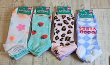 Juncture Girls No Show Socks Kids Size 3 5 Lot of 12 Pairs NWT