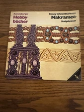 Ravensburger Hobby-Bücher Makramée Knüpfereien German Craft Book 1970s Vintage