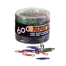 Officemate OIC97211 Paper Clips 2 Assorted Colors 600/Box