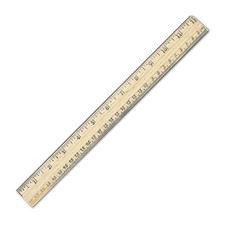 Westcott School Ruler with 16ths and Metric, 12-Inch 10377 True, Wood