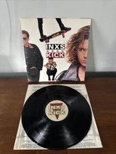 INXS Kick Vintage 80s Vinyl LP 1987 Gatefold Atlantic Records 81796-1 Strong VG