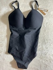SKIMS Body Super Push Up Thong Bodysuit Onyx Large BD-THG-9546W NWT