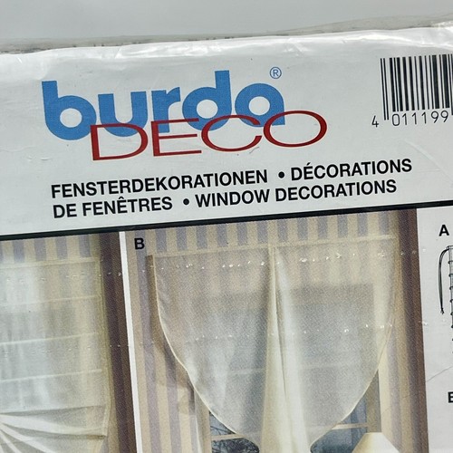 Burda Deco 1986 Sewing Pattern 1607 Window Decoration Blinds Shades Curtains - Picture 4 of 6
