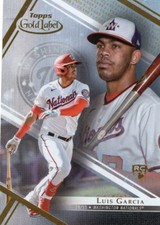 2021 Topps Gold Label Base RC Rookie Class 1 #14 Luis Garcia Nationals