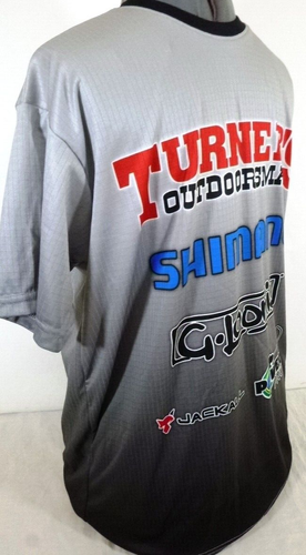 Turners Outdoorsman-Mens Performance Fishing T-Shirt, Medium, Short Sleeve - Picture 6 of 8