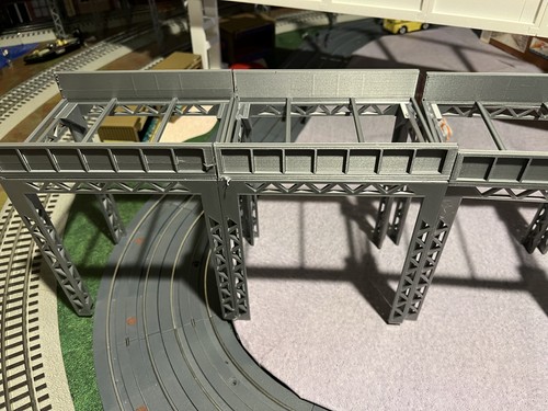 O Scale Girder Bridge Trestle Kit 24" Long by 6" Wide by 6.5" High - Picture 3 of 8