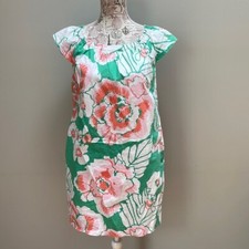 Lilly Pulitzer Green Floral Small Dress