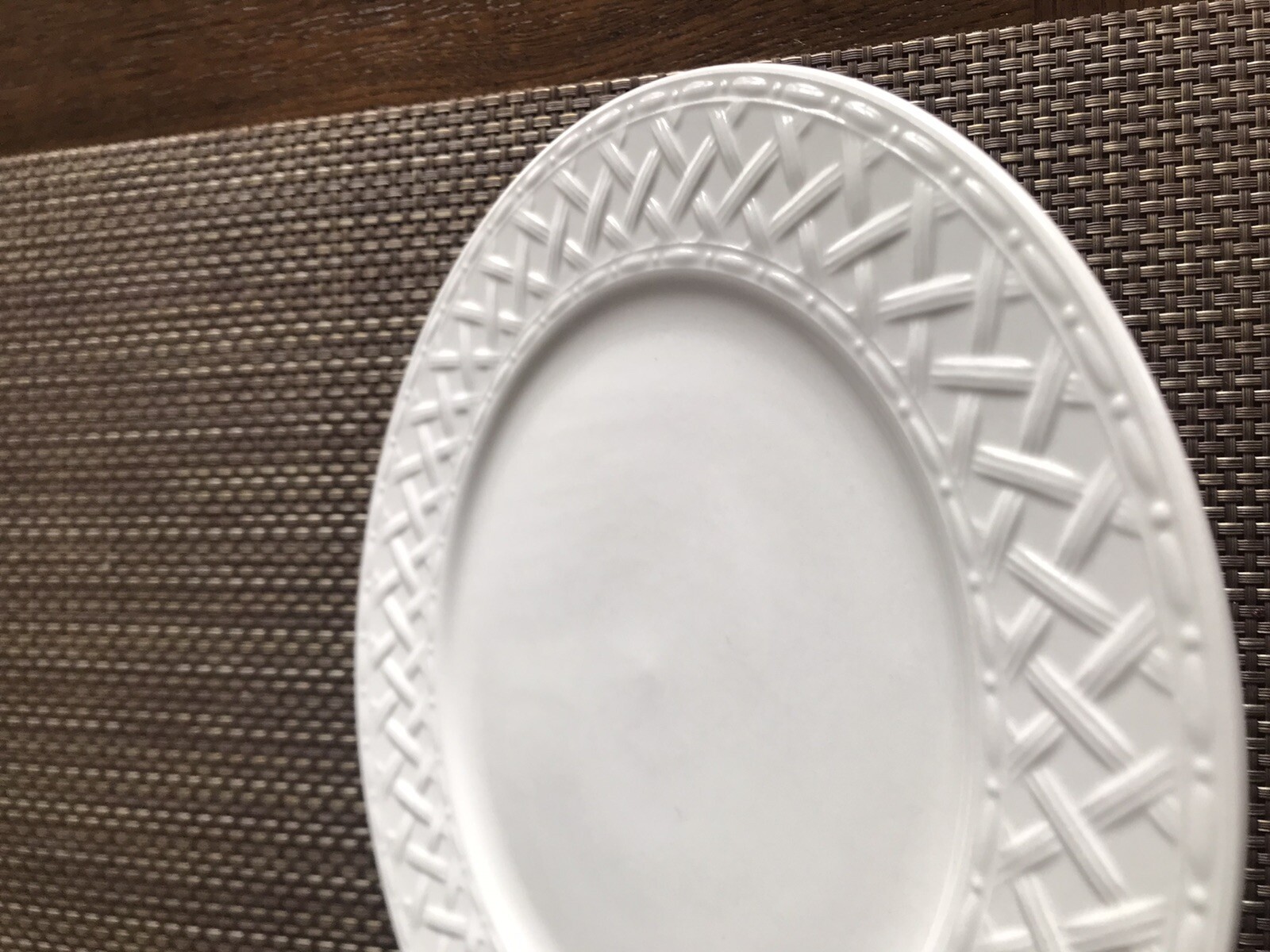 Philippe Richard TRELLIS Dinner Plate White