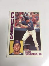Ryne Sandberg 1984 Topps #596 Chicago Cubs HOF