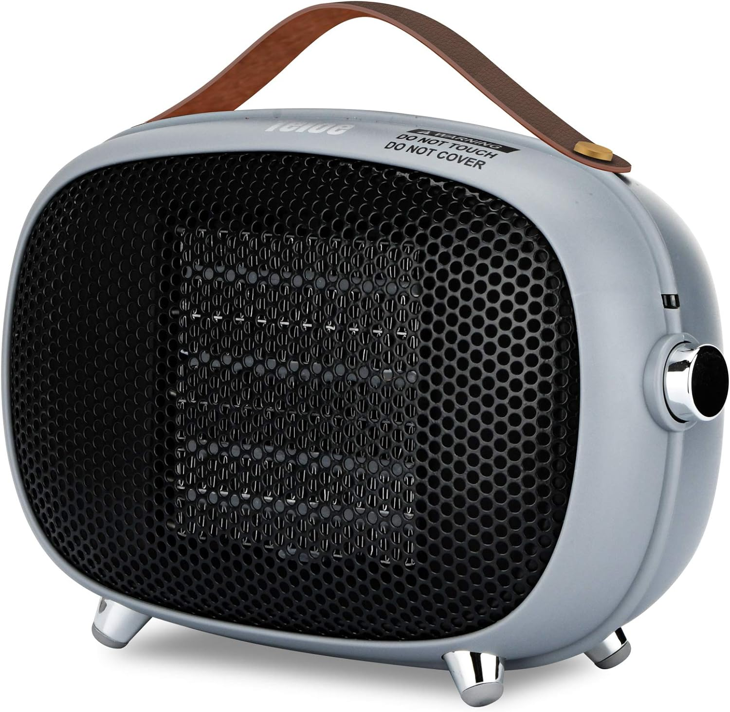 Space Heater,  Mini Electric Space Heater 800W/400W, Small PTC Ceramic Heater wi