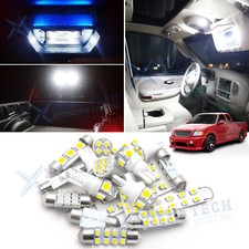 White Interior Map Dome License Led Light Pkg Kit For Ford F-150 1997-2003 F150 White Interior Map Dome License Led Light Pkg Kit For Ford F-150 1997-2003 F150
