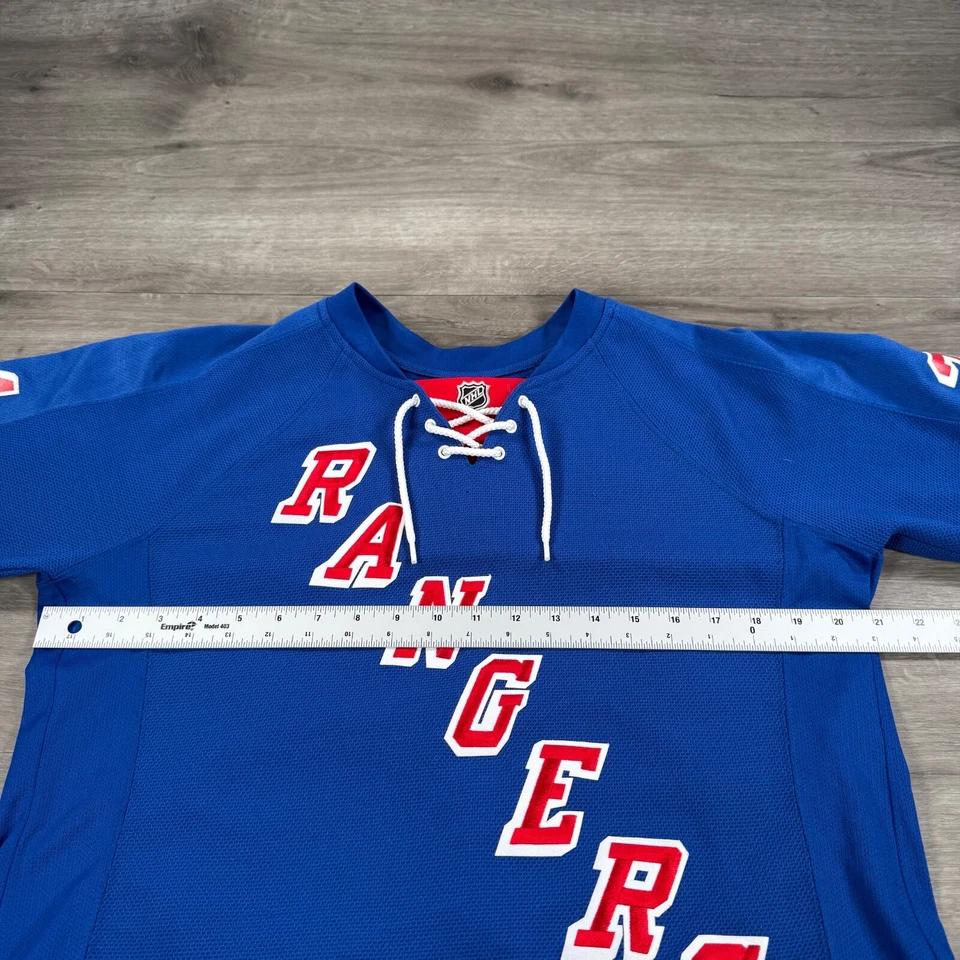 Camiseta para mujer Reebok New York Rangers Callahan #24 grande azul con cordones Foto 4 de 4