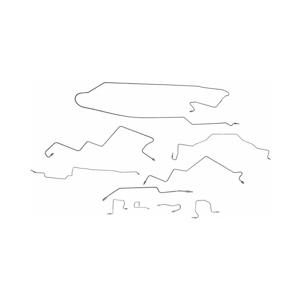 Kit de línea hidráulica Dorman de 10 piezas de acero inoxidable para freno Dodge Ram 2500 2000 Foto 4 de 4