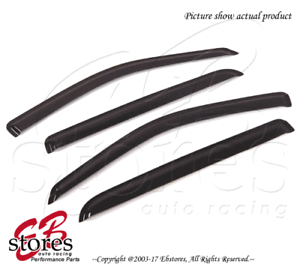 Ford-Explorer-Sport-Trac-2007-11-Outside-Mounted-Dark-Smoke-JDM-Window-Visor-4pc