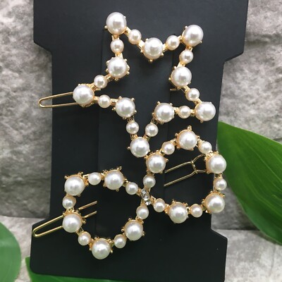 #02 ? 16 Sets Hair Clip Faux Pearl and Rhinestone Decor 71UvfhTOmLL._AC_UF350,  main image 4
