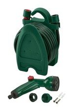 Parkside Gartenschlauch 10 m Set mit Wandhalterug und Multifunktionsbrause