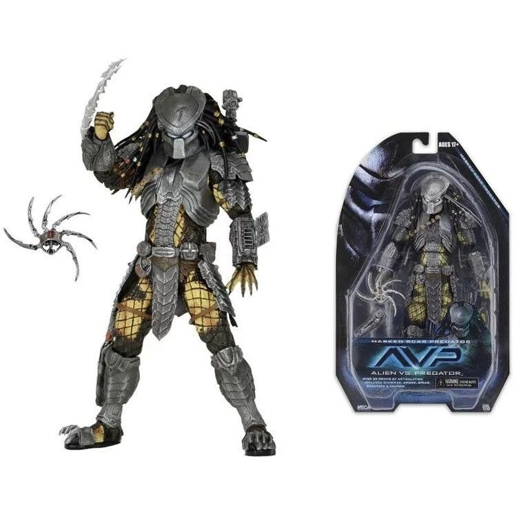 NECA 7" AVP Set ALIEN PREDATOR Series 15 ANCIENT WARRIOR SCAR TEMPLE GUARD# - Image 4 of 4