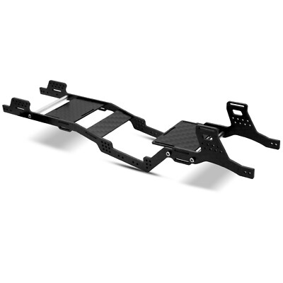 OGRC Carbon Fiber Angled Skid Chassis Kit LCG Chassis for Axial