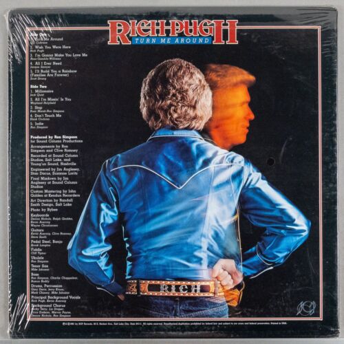 RICH PUGH Turn Me Around 1981 LP *SEALED* NEW NOS Vinyl Record Album SCP-019800 - Foto 2 di 2