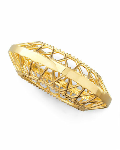 Eddie BORGO CUFF Designer Large Statement Bracele… - image 4