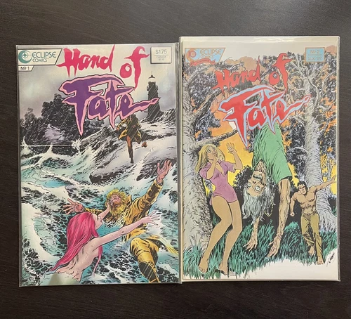 Eclipse Comics Hand Of Fate #1 And 2