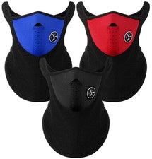 Winter Windproof Fleece Ski Half Face Mask Balaclava Headwear Thermal Face Mask