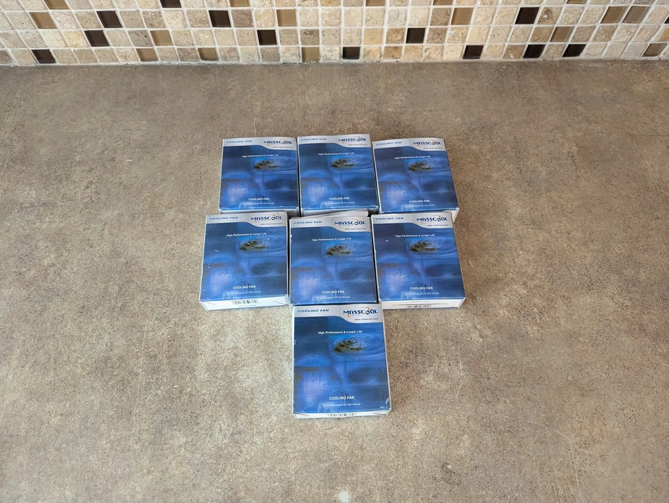 LOT OF 7 MASSCOOL FD08025S1M3/4 COOLING FANS A5-8 - Image 3 of 3