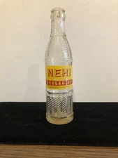 Vintage Bottle Soda Nehi Marianna Florida 7 Oz ACL