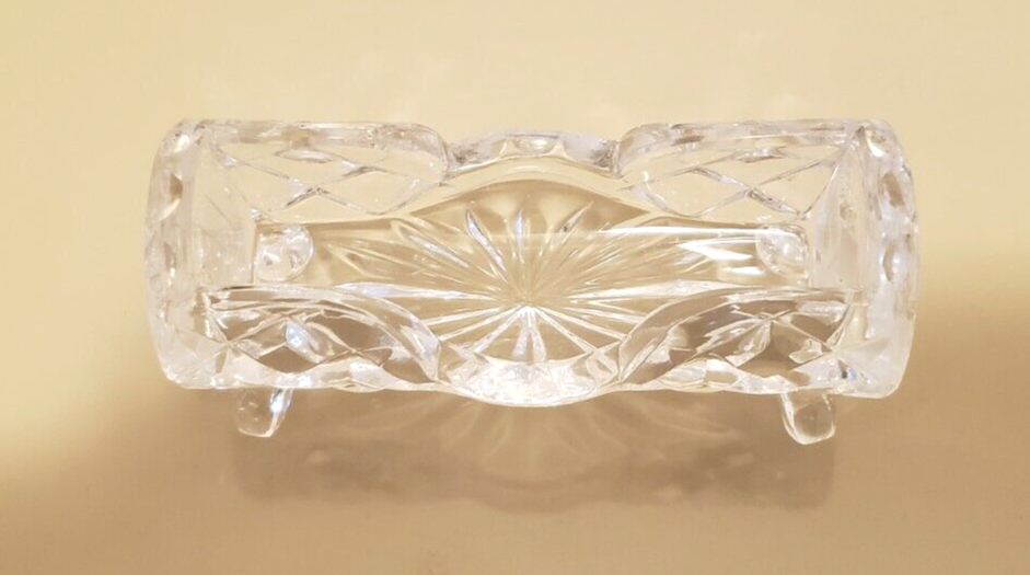 Vintage Waterford Crystal Footed Toothpick Holder 4