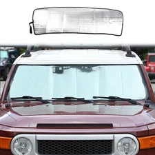 Custom Fit Toyota FJ Cruiser 07-21 Front Windshield Sun Shade Interior UV Visor