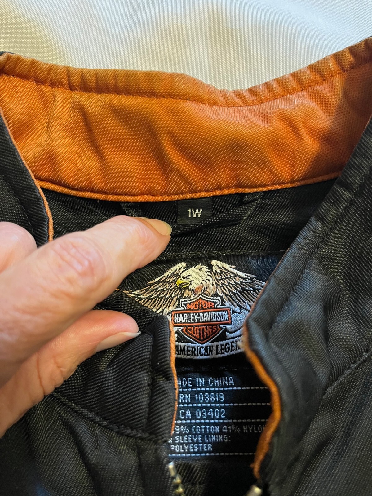 Harley Davidson Motorcycle Jacket Riding Gear Nylon /… Gem