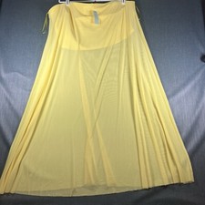 Dolan Womens Dress Yelloe Sleeveless Zipper Size 2XL Plus Polyester Blend