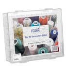 Nähwelt Flach Acryl-Garnbox für 80 Garnrollen 500m Spulen wie Troja Toldi leer