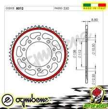 CORONA IN ACCIAIO SILENT OGNIBENE 48 DENTI HONDA CBR 600 F2 Supersport 1991 1992