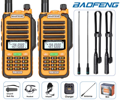 1/2Pcs Baofeng UV98 Pro V/UHF Walkie Talkie Dual-Band Ham Handheld Two-way Radio - Zdjęcie 44 z 62