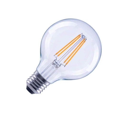 40-Watt Equivalent G25 Dimmable ENERGY STAR Clear Glass Filament Vintage Edison - Picture 9 of 12