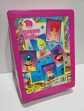 VINTAGE 1992 TREASURE TROLLS CASE W/INSERT ACE Novelty TROLL Box