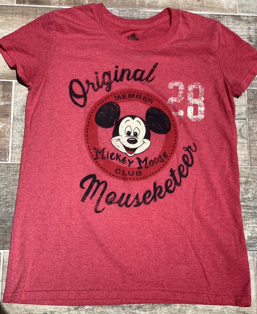 NWOT Disney Store Original Mouseketeer Minnie Womenâs XS T-Shirt | eBay