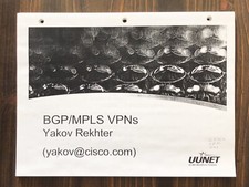Cisco Systems - BGP/MPLS VPNs Seminar Handout 1999 