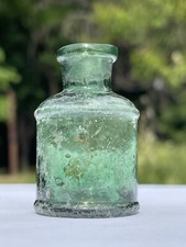 Antique Inkwell from the 1800s. Ink Well Glass.