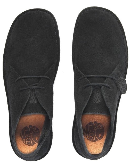 pretty green leather desert boots