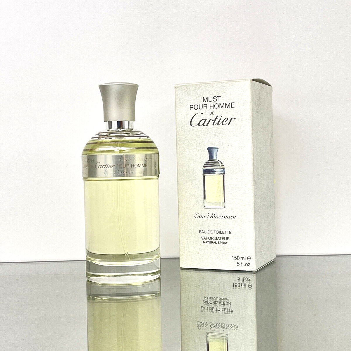 MUST Pour Homme CARTIER Eau Genereuse Men EDT 5oz-150ml Spray