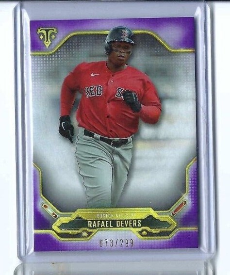 2020 Topps Triple Threads Amethyst 73/299 Rafael Devers #11