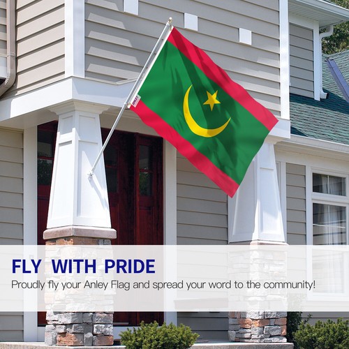 Anley Fly Breeze 3x5 Foot Mauritania Flag - Mauritanian Flags Polyester - Picture 2 of 6