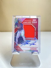 2016 Panini Elite Extra Edition THOMAS JONES ~ Future Threads Red Auto /49
