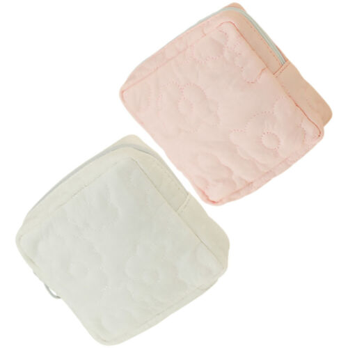 2pcs Women Period Bag Sanitary Bag Adorable Tampon Bag Portable Period Bag