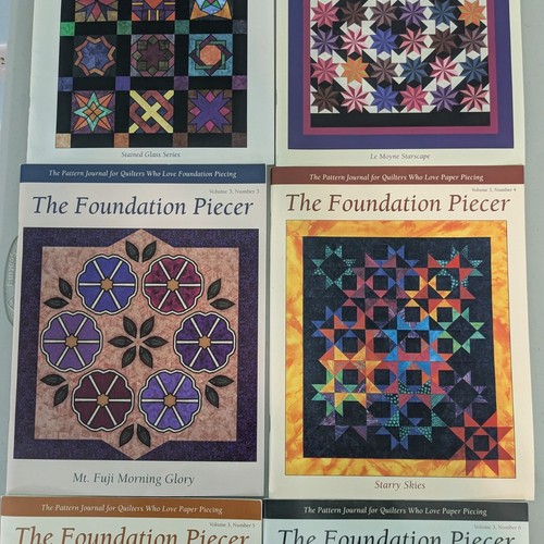 Foundation Piecer Magazine - - Quilting - Lot of 6 Magazines volume 3 #1-6 - Picture 2 of 3
