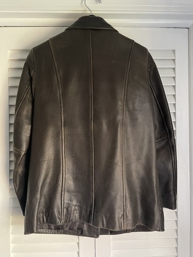 PETITE SOFISTICATE TAGLIA P GIACCA CAPPOTTO DONNA PELLE MORBIDA MARRONE CIOCCOLATO $279 - Foto 11 di 19