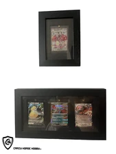Single magnet Snap Card Frame Wall Mount Pokemon Trading Card Display Case